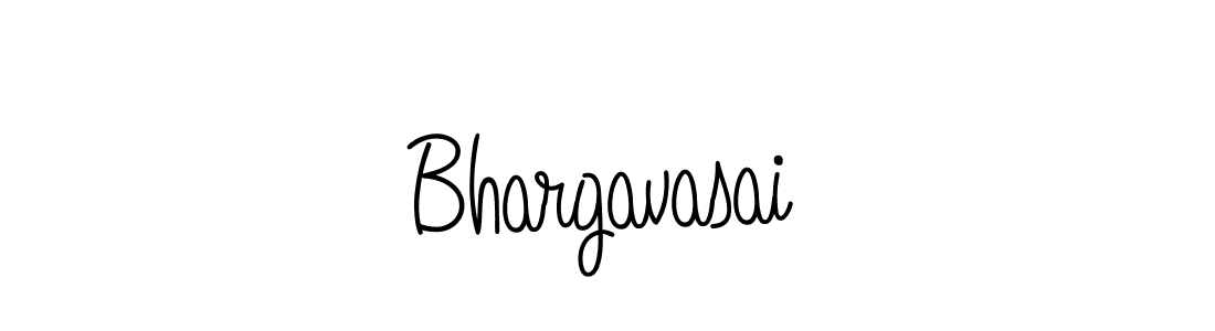 Make a beautiful signature design for name Bhargavasai. With this signature (Angelique-Rose-font-FFP) style, you can create a handwritten signature for free. Bhargavasai signature style 5 images and pictures png