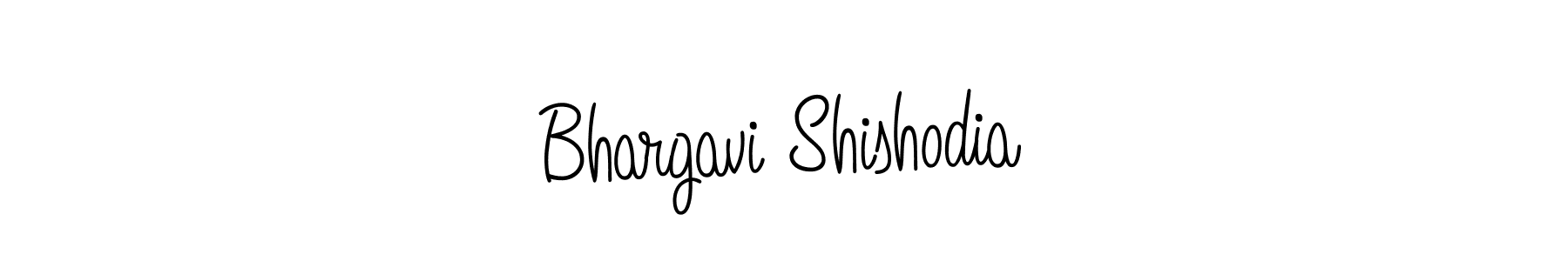 How to make Bhargavi Shishodia signature? Angelique-Rose-font-FFP is a professional autograph style. Create handwritten signature for Bhargavi Shishodia name. Bhargavi Shishodia signature style 5 images and pictures png