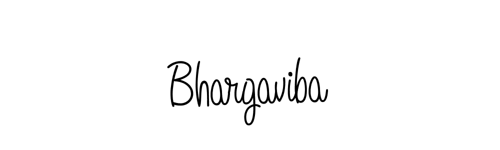 Design your own signature with our free online signature maker. With this signature software, you can create a handwritten (Angelique-Rose-font-FFP) signature for name Bhargaviba. Bhargaviba signature style 5 images and pictures png