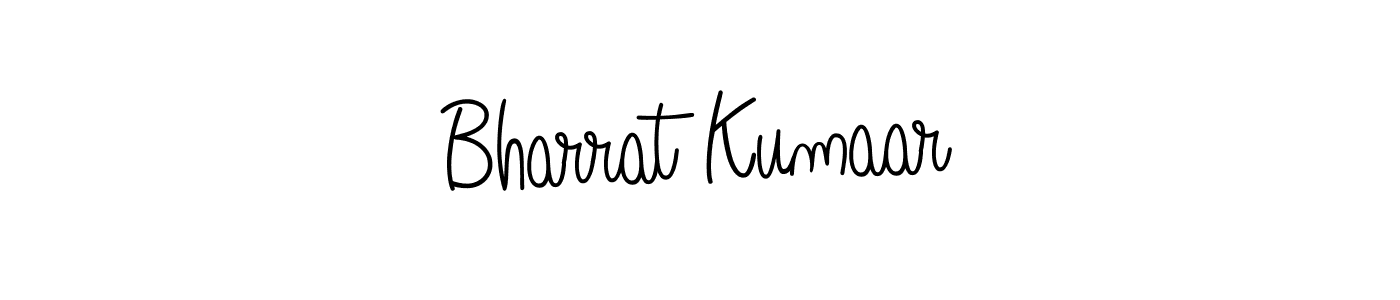 Use a signature maker to create a handwritten signature online. With this signature software, you can design (Angelique-Rose-font-FFP) your own signature for name Bharrat Kumaar. Bharrat Kumaar signature style 5 images and pictures png