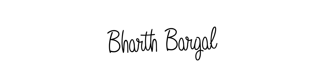 Design your own signature with our free online signature maker. With this signature software, you can create a handwritten (Angelique-Rose-font-FFP) signature for name Bharth Bargal. Bharth Bargal signature style 5 images and pictures png