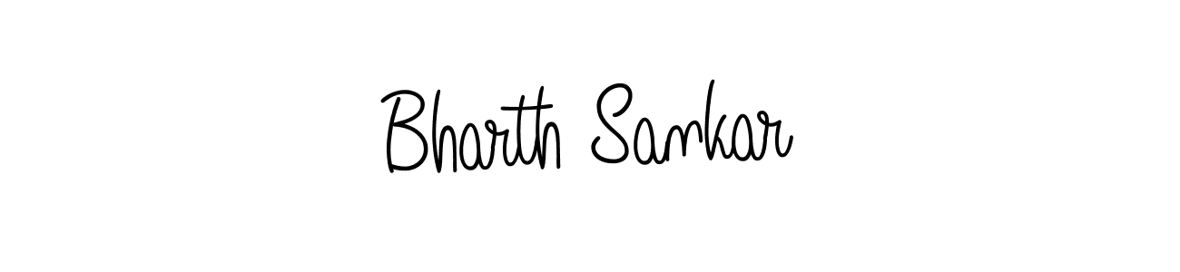 How to make Bharth Sankar name signature. Use Angelique-Rose-font-FFP style for creating short signs online. This is the latest handwritten sign. Bharth Sankar signature style 5 images and pictures png