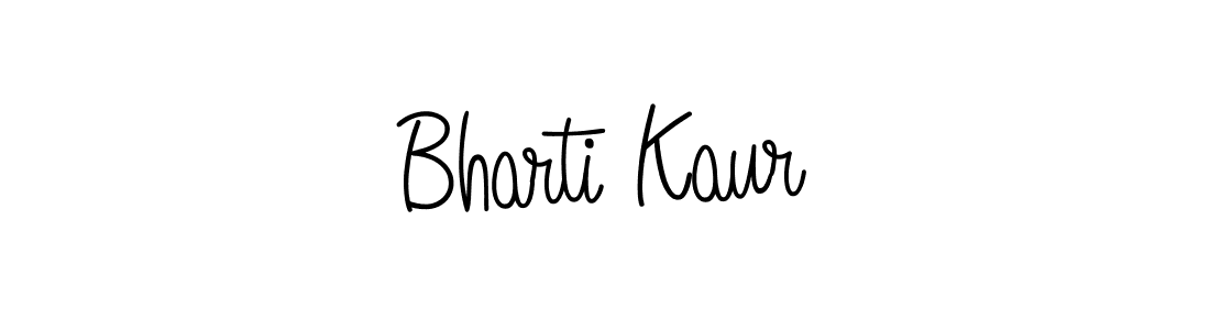 Also we have Bharti Kaur name is the best signature style. Create professional handwritten signature collection using Angelique-Rose-font-FFP autograph style. Bharti Kaur signature style 5 images and pictures png