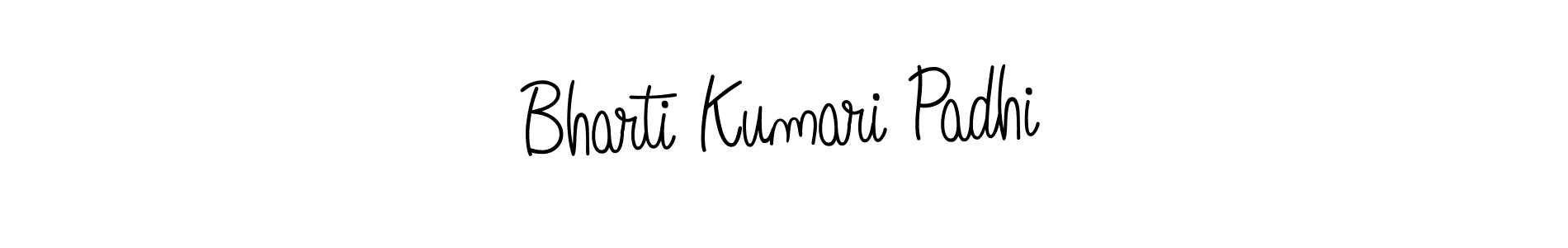 Also You can easily find your signature by using the search form. We will create Bharti Kumari Padhi name handwritten signature images for you free of cost using Angelique-Rose-font-FFP sign style. Bharti Kumari Padhi signature style 5 images and pictures png