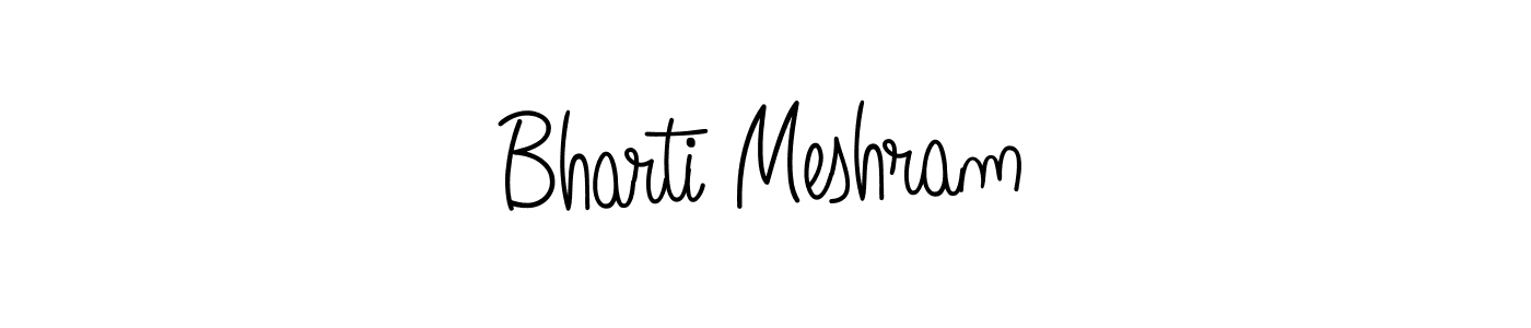 This is the best signature style for the Bharti Meshram name. Also you like these signature font (Angelique-Rose-font-FFP). Mix name signature. Bharti Meshram signature style 5 images and pictures png