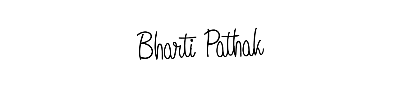 How to Draw Bharti Pathak signature style? Angelique-Rose-font-FFP is a latest design signature styles for name Bharti Pathak. Bharti Pathak signature style 5 images and pictures png