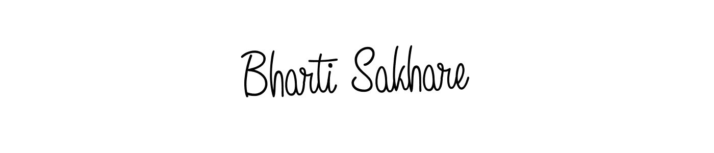 How to Draw Bharti Sakhare signature style? Angelique-Rose-font-FFP is a latest design signature styles for name Bharti Sakhare. Bharti Sakhare signature style 5 images and pictures png