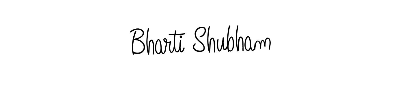 Make a beautiful signature design for name Bharti Shubham. Use this online signature maker to create a handwritten signature for free. Bharti Shubham signature style 5 images and pictures png