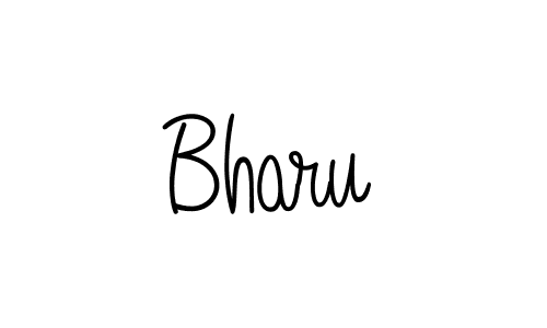 Create a beautiful signature design for name Bharu. With this signature (Angelique-Rose-font-FFP) fonts, you can make a handwritten signature for free. Bharu signature style 5 images and pictures png