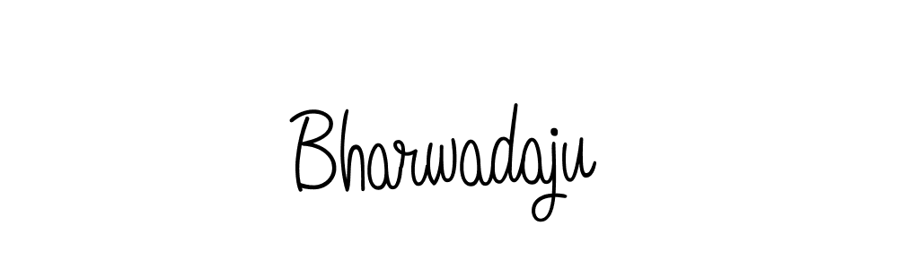 Make a beautiful signature design for name Bharwadaju. With this signature (Angelique-Rose-font-FFP) style, you can create a handwritten signature for free. Bharwadaju signature style 5 images and pictures png