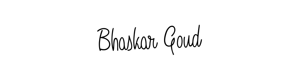 Design your own signature with our free online signature maker. With this signature software, you can create a handwritten (Angelique-Rose-font-FFP) signature for name Bhaskar Goud. Bhaskar Goud signature style 5 images and pictures png