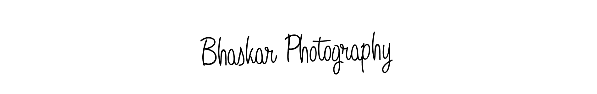 Make a beautiful signature design for name Bhaskar Photography. With this signature (Angelique-Rose-font-FFP) style, you can create a handwritten signature for free. Bhaskar Photography signature style 5 images and pictures png
