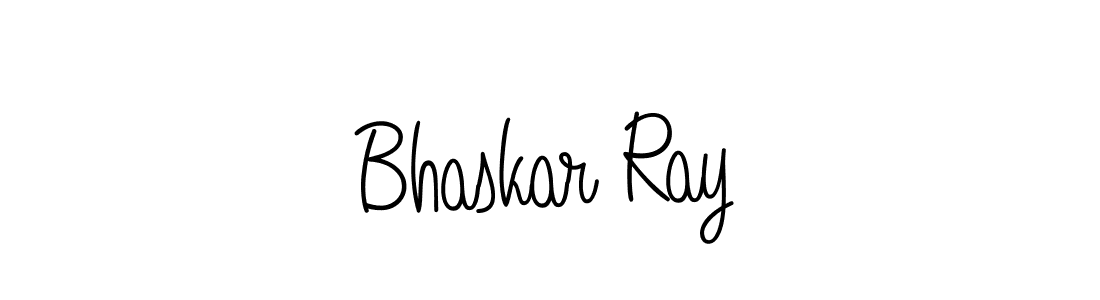 Make a beautiful signature design for name Bhaskar Ray. With this signature (Angelique-Rose-font-FFP) style, you can create a handwritten signature for free. Bhaskar Ray signature style 5 images and pictures png