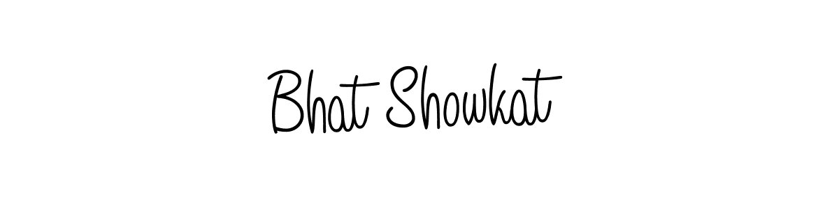 Create a beautiful signature design for name Bhat Showkat. With this signature (Angelique-Rose-font-FFP) fonts, you can make a handwritten signature for free. Bhat Showkat signature style 5 images and pictures png