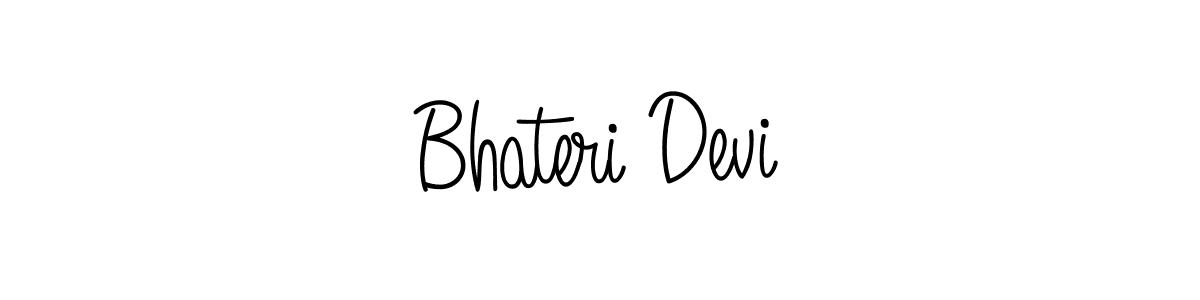 Angelique-Rose-font-FFP is a professional signature style that is perfect for those who want to add a touch of class to their signature. It is also a great choice for those who want to make their signature more unique. Get Bhateri Devi name to fancy signature for free. Bhateri Devi signature style 5 images and pictures png