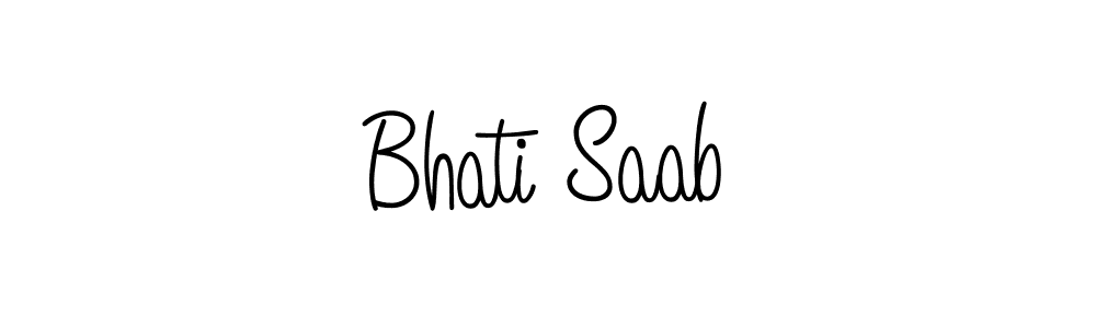 if you are searching for the best signature style for your name Bhati Saab. so please give up your signature search. here we have designed multiple signature styles  using Angelique-Rose-font-FFP. Bhati Saab signature style 5 images and pictures png