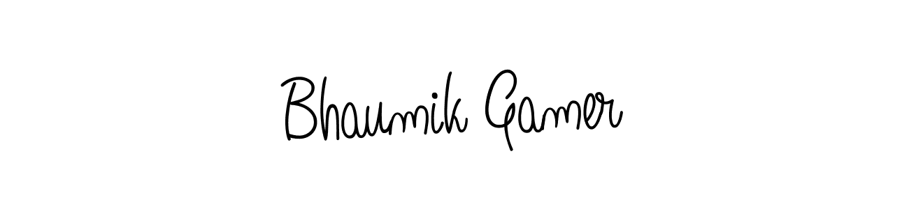 if you are searching for the best signature style for your name Bhaumik Gamer. so please give up your signature search. here we have designed multiple signature styles  using Angelique-Rose-font-FFP. Bhaumik Gamer signature style 5 images and pictures png