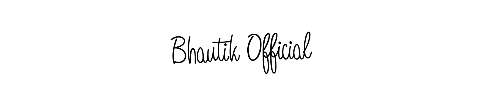 You should practise on your own different ways (Angelique-Rose-font-FFP) to write your name (Bhautik Official) in signature. don't let someone else do it for you. Bhautik Official signature style 5 images and pictures png