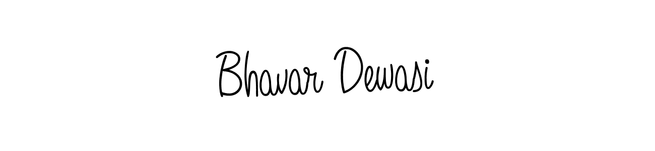 Bhavar Dewasi stylish signature style. Best Handwritten Sign (Angelique-Rose-font-FFP) for my name. Handwritten Signature Collection Ideas for my name Bhavar Dewasi. Bhavar Dewasi signature style 5 images and pictures png