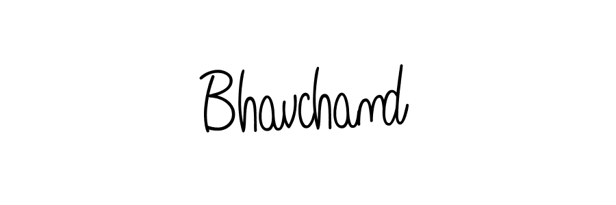 Design your own signature with our free online signature maker. With this signature software, you can create a handwritten (Angelique-Rose-font-FFP) signature for name Bhavchand. Bhavchand signature style 5 images and pictures png