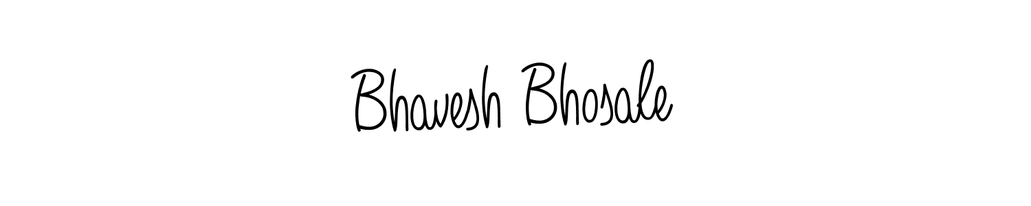 Also we have Bhavesh Bhosale name is the best signature style. Create professional handwritten signature collection using Angelique-Rose-font-FFP autograph style. Bhavesh Bhosale signature style 5 images and pictures png