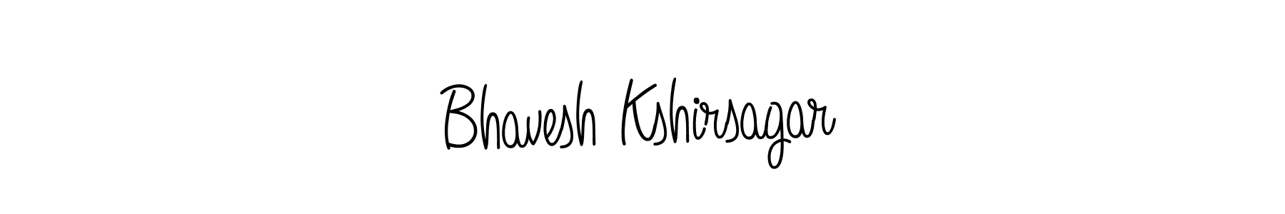 Use a signature maker to create a handwritten signature online. With this signature software, you can design (Angelique-Rose-font-FFP) your own signature for name Bhavesh Kshirsagar. Bhavesh Kshirsagar signature style 5 images and pictures png