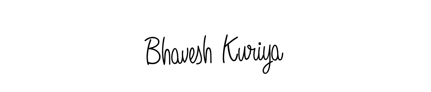 Once you've used our free online signature maker to create your best signature Angelique-Rose-font-FFP style, it's time to enjoy all of the benefits that Bhavesh Kuriya name signing documents. Bhavesh Kuriya signature style 5 images and pictures png