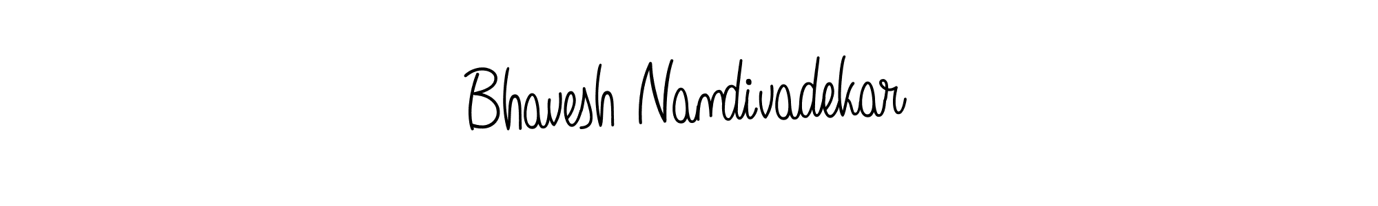 if you are searching for the best signature style for your name Bhavesh Nandivadekar. so please give up your signature search. here we have designed multiple signature styles  using Angelique-Rose-font-FFP. Bhavesh Nandivadekar signature style 5 images and pictures png