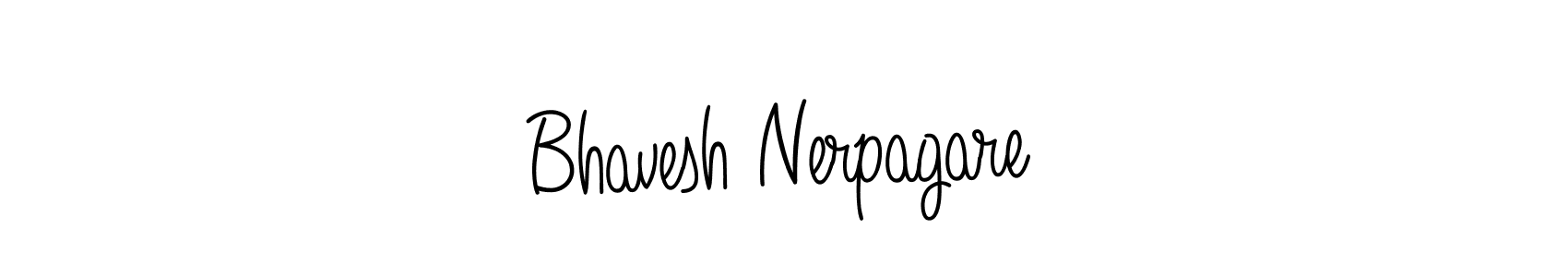 if you are searching for the best signature style for your name Bhavesh Nerpagare. so please give up your signature search. here we have designed multiple signature styles  using Angelique-Rose-font-FFP. Bhavesh Nerpagare signature style 5 images and pictures png