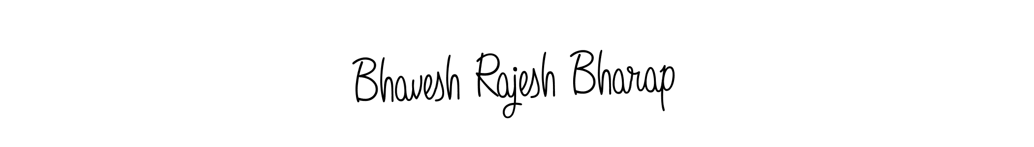 Bhavesh Rajesh Bharap stylish signature style. Best Handwritten Sign (Angelique-Rose-font-FFP) for my name. Handwritten Signature Collection Ideas for my name Bhavesh Rajesh Bharap. Bhavesh Rajesh Bharap signature style 5 images and pictures png