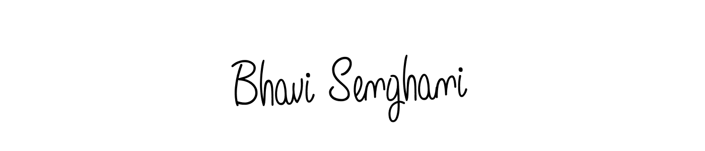 Make a beautiful signature design for name Bhavi Senghani. Use this online signature maker to create a handwritten signature for free. Bhavi Senghani signature style 5 images and pictures png