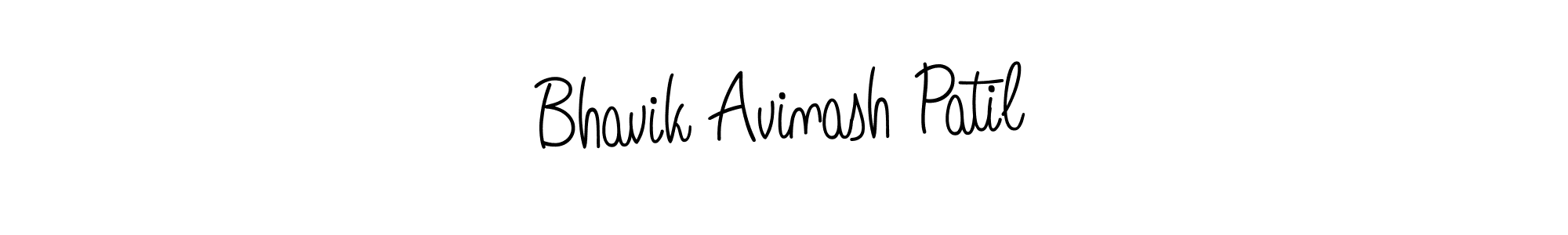 You should practise on your own different ways (Angelique-Rose-font-FFP) to write your name (Bhavik Avinash Patil) in signature. don't let someone else do it for you. Bhavik Avinash Patil signature style 5 images and pictures png