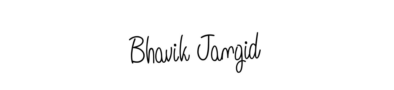 Bhavik Jangid stylish signature style. Best Handwritten Sign (Angelique-Rose-font-FFP) for my name. Handwritten Signature Collection Ideas for my name Bhavik Jangid. Bhavik Jangid signature style 5 images and pictures png