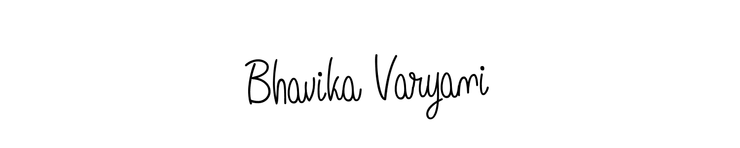 This is the best signature style for the Bhavika Varyani name. Also you like these signature font (Angelique-Rose-font-FFP). Mix name signature. Bhavika Varyani signature style 5 images and pictures png