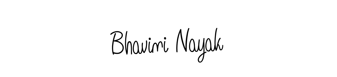 The best way (Angelique-Rose-font-FFP) to make a short signature is to pick only two or three words in your name. The name Bhavini Nayak include a total of six letters. For converting this name. Bhavini Nayak signature style 5 images and pictures png