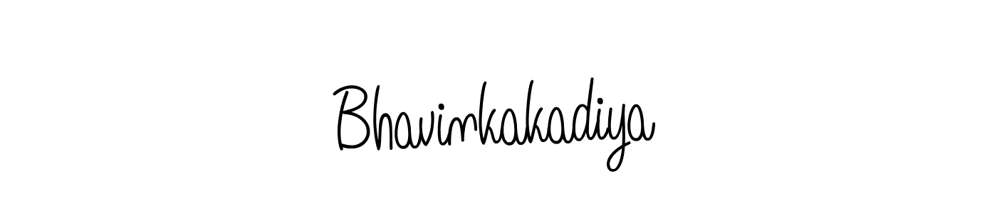 You should practise on your own different ways (Angelique-Rose-font-FFP) to write your name (Bhavinkakadiya) in signature. don't let someone else do it for you. Bhavinkakadiya signature style 5 images and pictures png