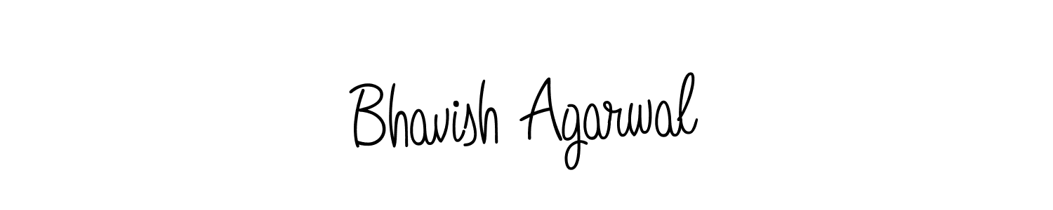 Use a signature maker to create a handwritten signature online. With this signature software, you can design (Angelique-Rose-font-FFP) your own signature for name Bhavish Agarwal. Bhavish Agarwal signature style 5 images and pictures png