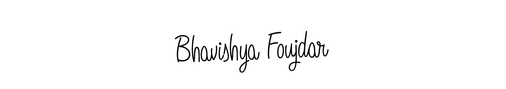 Bhavishya Foujdar stylish signature style. Best Handwritten Sign (Angelique-Rose-font-FFP) for my name. Handwritten Signature Collection Ideas for my name Bhavishya Foujdar. Bhavishya Foujdar signature style 5 images and pictures png
