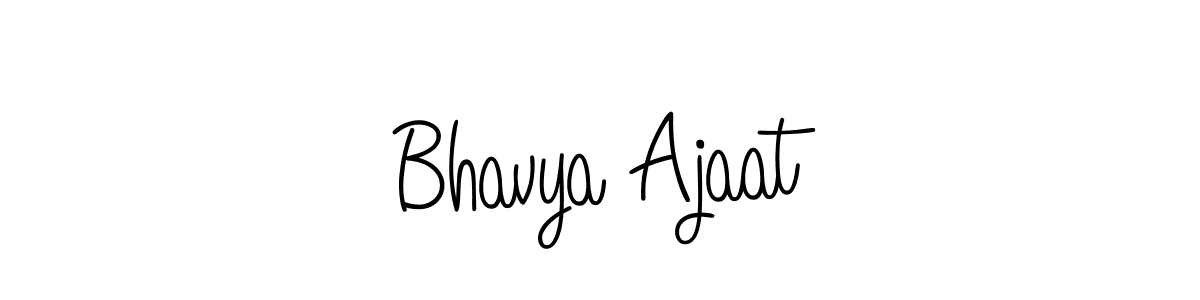 You should practise on your own different ways (Angelique-Rose-font-FFP) to write your name (Bhavya Ajaat) in signature. don't let someone else do it for you. Bhavya Ajaat signature style 5 images and pictures png