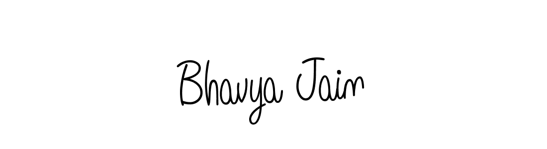 Design your own signature with our free online signature maker. With this signature software, you can create a handwritten (Angelique-Rose-font-FFP) signature for name Bhavya Jain. Bhavya Jain signature style 5 images and pictures png