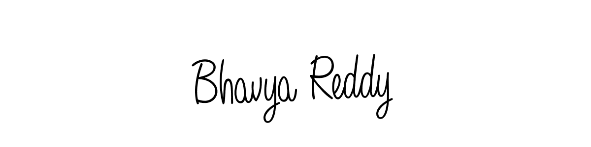 Create a beautiful signature design for name Bhavya Reddy. With this signature (Angelique-Rose-font-FFP) fonts, you can make a handwritten signature for free. Bhavya Reddy signature style 5 images and pictures png