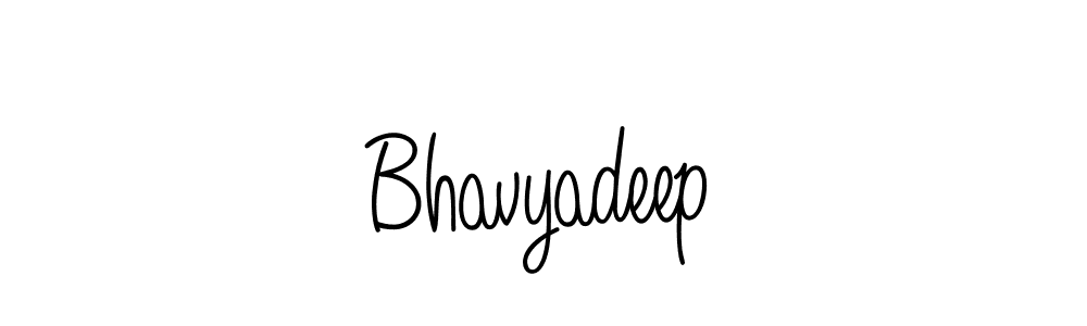 Create a beautiful signature design for name Bhavyadeep. With this signature (Angelique-Rose-font-FFP) fonts, you can make a handwritten signature for free. Bhavyadeep signature style 5 images and pictures png