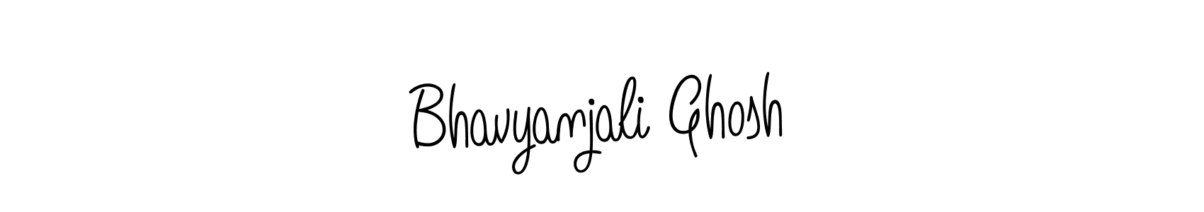 Design your own signature with our free online signature maker. With this signature software, you can create a handwritten (Angelique-Rose-font-FFP) signature for name Bhavyanjali Ghosh. Bhavyanjali Ghosh signature style 5 images and pictures png