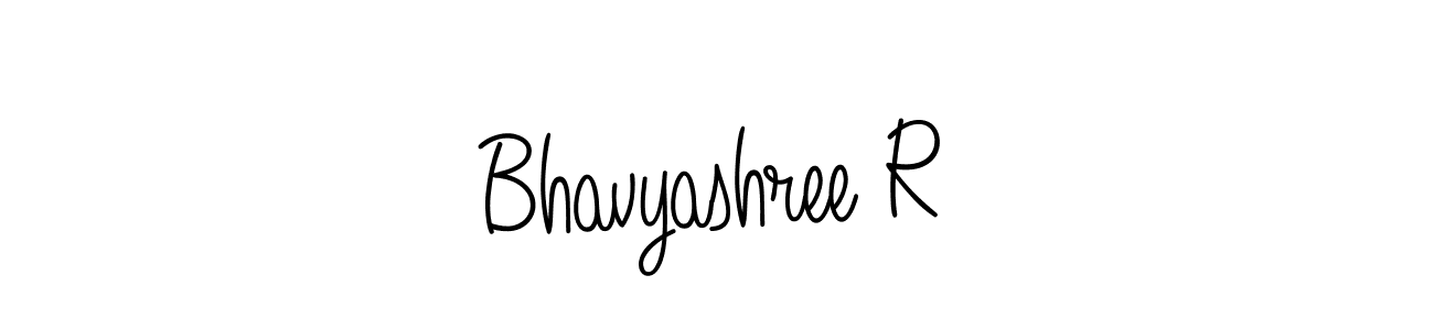 Design your own signature with our free online signature maker. With this signature software, you can create a handwritten (Angelique-Rose-font-FFP) signature for name Bhavyashree R. Bhavyashree R signature style 5 images and pictures png