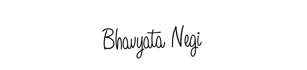 Make a beautiful signature design for name Bhavyata Negi. Use this online signature maker to create a handwritten signature for free. Bhavyata Negi signature style 5 images and pictures png