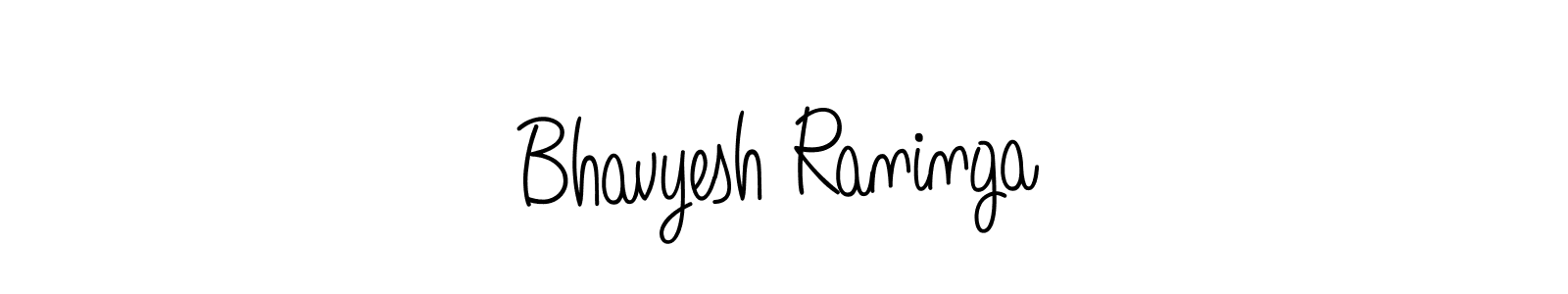 Use a signature maker to create a handwritten signature online. With this signature software, you can design (Angelique-Rose-font-FFP) your own signature for name Bhavyesh Raninga. Bhavyesh Raninga signature style 5 images and pictures png