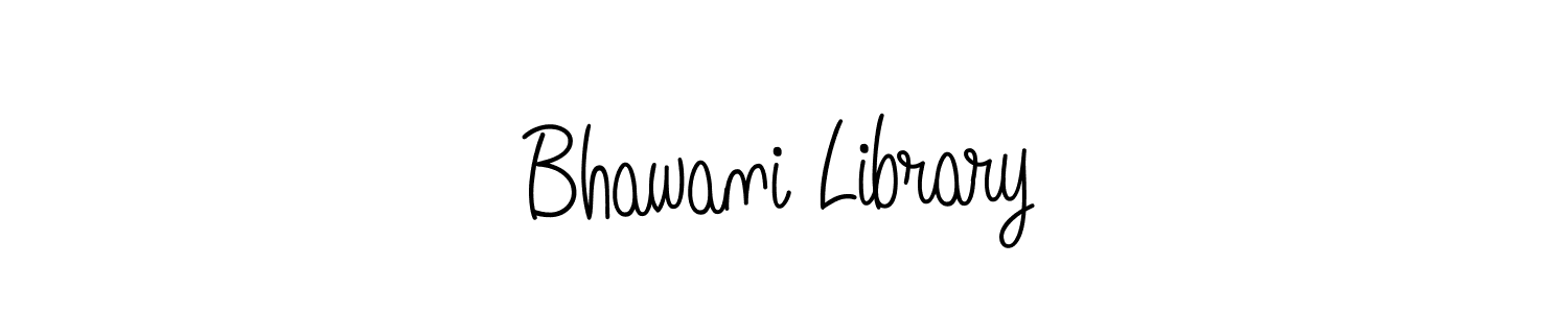 The best way (Angelique-Rose-font-FFP) to make a short signature is to pick only two or three words in your name. The name Bhawani Library include a total of six letters. For converting this name. Bhawani Library signature style 5 images and pictures png