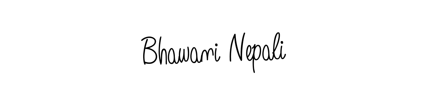 Best and Professional Signature Style for Bhawani Nepali. Angelique-Rose-font-FFP Best Signature Style Collection. Bhawani Nepali signature style 5 images and pictures png