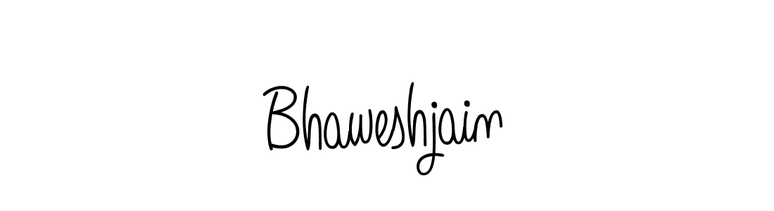 How to make Bhaweshjain name signature. Use Angelique-Rose-font-FFP style for creating short signs online. This is the latest handwritten sign. Bhaweshjain signature style 5 images and pictures png