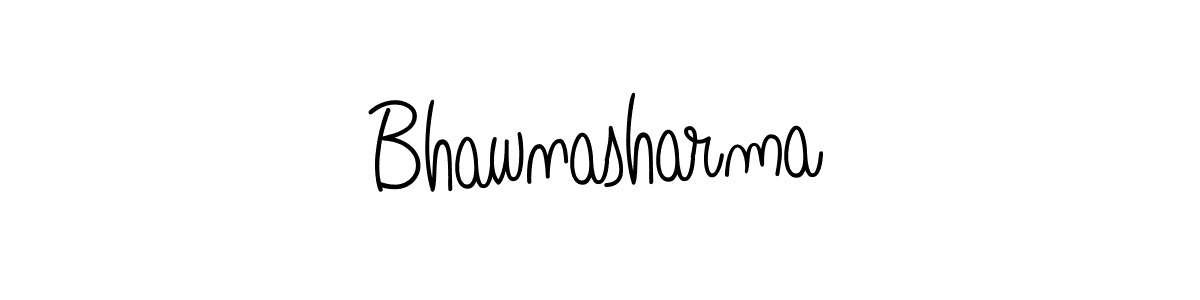 Design your own signature with our free online signature maker. With this signature software, you can create a handwritten (Angelique-Rose-font-FFP) signature for name Bhawnasharma. Bhawnasharma signature style 5 images and pictures png